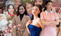 Về nhà ăn Tết: Hoa hậu Đỗ Thị Hà mang cả thế giới về quê, Lona hạnh phúc bên gia đình nhỏ