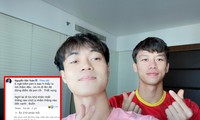 Văn Toàn và Hải Quế tự nhận có nhiều &quot;fan quốc tế&quot; nhất, đăng ảnh chụp chung cho đỡ tủi