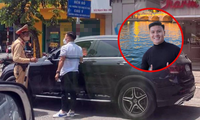 Thực hư bức ảnh cầu thủ Quang Hải va chạm giao thông ở Hà Nội bị cảnh sát yêu cầu dừng xe ô tô