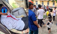 Thanh Hóa: Nổ bóng bay trong buổi lễ khai giảng, 7 học sinh phải nhập viện do bị bỏng
