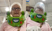 Người mẹ &quot;bá đạo&quot; hóa thân Buzz Lightyear để đi siêu thị và câu chuyện cảm động phía sau