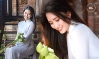 Phương Tuyết - thí sinh Hoa hậu Việt Nam khu vực miền Tây có đôi mắt 1 mí ấn tượng