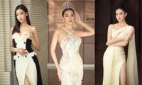 Họp báo Chung kết Hoa Hậu Việt Nam: Tiểu Vy, Mỹ Linh, Lương Thùy Linh đọ visual đỉnh cao