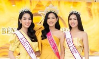 Soi trang phục Top 3 Hoa Hậu Việt Nam 2020 sau đăng quang: Không tìm được điểm nào để chê