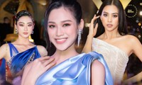 Hoa hậu Đỗ Thị Hà, Tiểu Vy và Lương Thùy Linh lại có màn đọ sắc “cực gắt” trên thảm đỏ