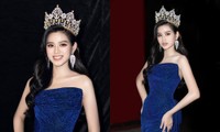Lâu rồi Hoa hậu Đỗ Thị Hà mới đội vương miện và đổi màu váy, nhan sắc còn “đỉnh” hơn?