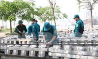 Trận địa pháo hoa trước giờ khai hoả đón năm mới ở Sài Gòn