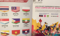 Lá cờ Indonesia bị in ngược trong cuốn sách giới thiệu về SEA Games