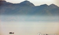 Khu vực phát hiện 2 người Triều Tiên đào tẩu. Ảnh: Yonhap