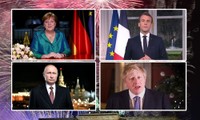 Phát biểu năm mới: Lãnh đạo Đức lo biến đổi khí hậu, Anh háo hức chờ Brexit