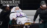 Một bệnh nhân COVID-19 ở New York (Mỹ). Ảnh: Reuters