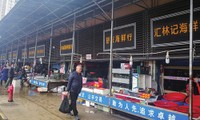 Chợ hải sản Huanan. Ảnh: CNS