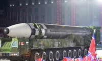 ICBM mới của Triều Tiên. Ảnh: KCNA