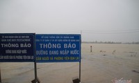 Quốc lộ 1A ngập sâu, ô tô xếp hàng dài chờ lên cao tốc Đà Nẵng - Quảng Ngãi