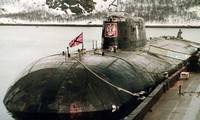 Tàu ngầm Kursk. Ảnh: Reuters