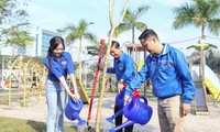 Hoa hậu Thanh Thủy cùng bạn trẻ Đà Nẵng hưởng ứng Tết trồng cây