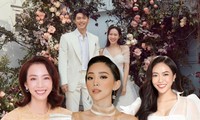 Sao Việt trong ngày cưới Hyun Bin và Son Ye Jin: Tóc Tiên bồi hồi, Thu Trang &quot;trách yêu&quot;