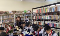 Teen THCS Diễn Kim (Nghệ An) đón thư viện mới mang tên Búp Sen Xanh