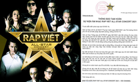 Ngay trước đêm diễn, “Rap Việt: All-Star Live Concert 2021” thông báo tạm hoãn vì dịch