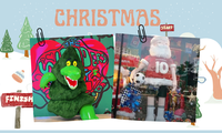 Độc - lạ trang trí Giáng Sinh 2022: Cá sấu đội lốt cây thông Noel và những tác phẩm &quot;bất ổn&quot;