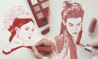 Vẽ Vương Hạc Đệ cực đẹp bằng đồ make-up: &quot;Nghệ thuật&quot; dành cho người vừa tài năng vừa giàu