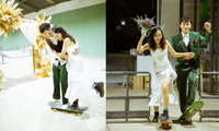 Đám cưới độc đáo tại sân trượt ván của cặp đôi skaters gây sốt cộng đồng mạng 