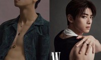 &quot;Thiên tài gương mặt&quot; Cha Eun Woo khoe cơ bụng trong ảnh bìa tạp chí khiến fan trầm trồ