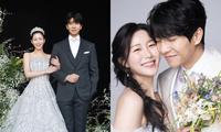 Loạt ảnh cưới đẹp như mơ của Lee Seung Gi - Lee Da In: Cô dâu chú rể cười tít mắt