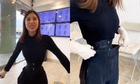 Cô gái Việt gây &apos;sốc&apos; với vòng eo 46 cm bé như sắp gãy, Ngọc Trinh cũng phải cúi gập người