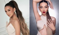 Cùng chọn kiểu tóc độc đáo, Hoa hậu Ngọc Châu có tạo ấn tượng mạnh như Hoa hậu Thùy Tiên?