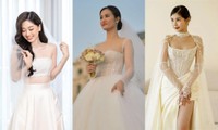 Váy cưới của Đông Nhi, Á hậu Phương Nga và Hoa hậu Ngân Anh đều có điểm độc lạ này