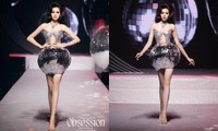 Sự thực phía sau màn catwalk cực đỉnh của Hoa hậu Đỗ Thị Hà trong show diễn NTK Đỗ Long
