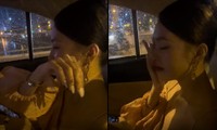 Chuyện gì đây: Hoa hậu Tiểu Vy bỗng dưng khóc nức nở trong xe ô tô