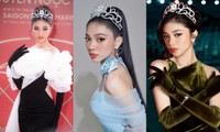 Mỗi lần đội vương miện, Á hậu Minh Kiên đều tỏa ra thần thái &quot;công chúa Disney&quot;