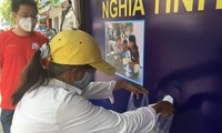 Đoàn Thanh niên Công an Đồng Nai đưa ‘ATM gạo’ lưu động đến với người nghèo