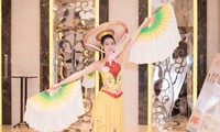 Thí sinh Hoa hậu Việt Nam 2020 trổ tài trong phần thi tài năng 