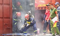 600 cán bộ, chiến sĩ phòng cháy chữa cháy thi tài cứu nạn, cứu hộ