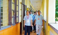 Bộ trưởng GD&ĐT kiểm tra công tác thi tốt nghiệp THPT tại Hải Phòng