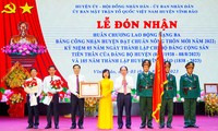 Hải Phòng: Huyện Vĩnh Bảo nhận Huân chương Lao động hạng Ba 