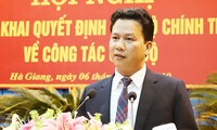 Tân Bí thư Tỉnh ủy Hà Giang Đặng Quốc Khánh.