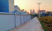 Một khu vực đất ruộng ở xã Minh Tân được chuyển đổi thành đất ở sai quy định - Ảnh: CTV