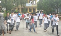 Kỳ thi tuyển sinh vào lớp 10 công lập tại Nam Định diễn ra trong 2 ngày 9/6 và 10/6 - Ảnh: Hoàng Long