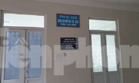 Trung tâm Dịch vụ đấu giá tài sản Thái Bình, nơi có 3 cán bộ vướng vào pháp luật vì cờ bạc, thông thầu - Ảnh: Hoàng Long 