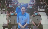 Phạm Văn Hiệp phủ nhận cáo buộc về vai trò chỉ đạo giúp Nguyễn Thị Dương thắng thầu đấu giá đất - Ảnh: Hoàng Long