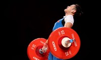 Thạch Kim Tuấn không thành công ở hạng cân 61kg, Olympic Tokyo 2020. 