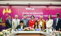 Họp báo công bố bản quyền truyền hình SEA Games 32 (Campuchia) tại Việt Nam sáng 7/1. (ảnh Hoàng Thanh Hà)