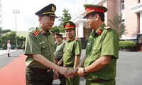 Đại tướng Tô Lâm thăm và làm việc tại công an tỉnh Bình Dương