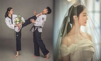 Ảnh cưới đậm chất võ thuật của mỹ nhân Wonder Girls và cao thủ taekwondo
