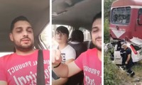 Mải mê livestream trên ô tô, nam ca sĩ bị tàu hỏa tông chết thảm