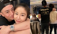 Ông xã ôm hôn tình tứ Lâm Tâm Như trong sinh nhật 45 tuổi